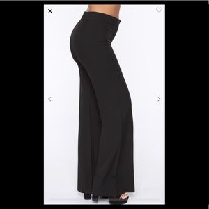 FashionNova wide leg/bell bottom pants